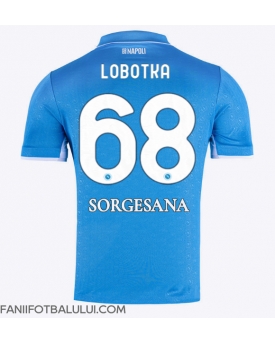 SSC Napoli Stanislav Lobotka #68 Tricou Fotbal Replică 2024-25 Barbati Acasa
